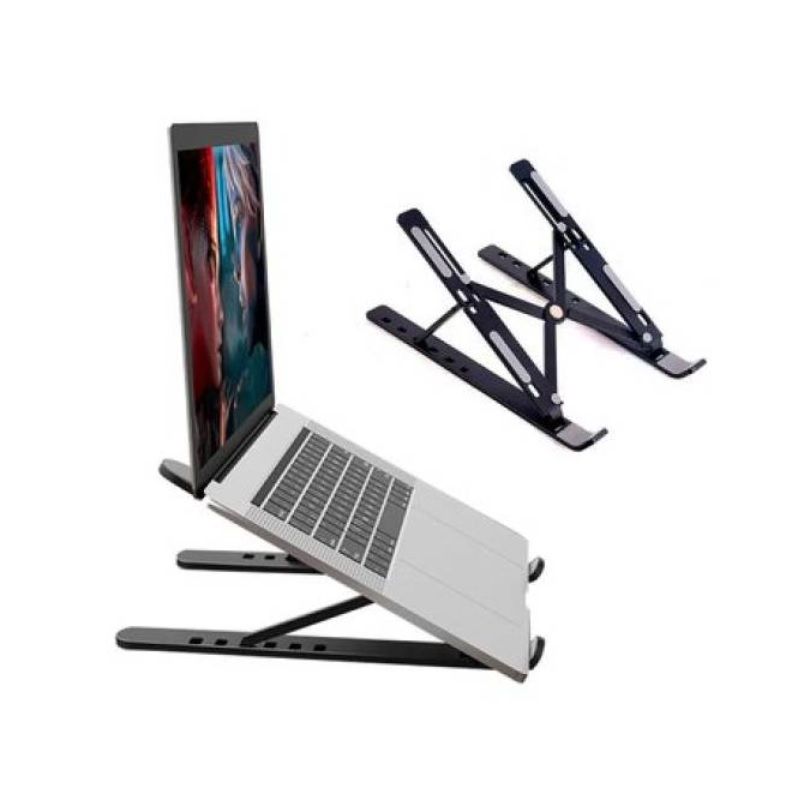 TECMASTER - Soporte Plegable Ajustable De Aluminio Para Notebook y Tablet
