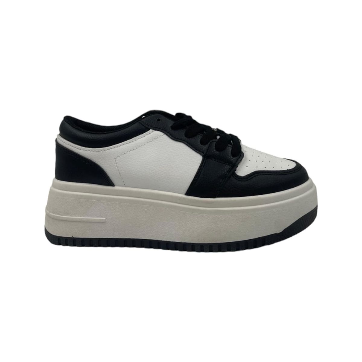 HERIEL - Zapatilla Negra Plataforma Mujer