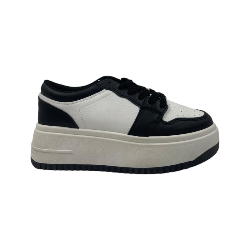 HERIEL - Zapatilla Negra Plataforma Mujer
