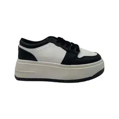HERIEL - Zapatilla Negra Plataforma Mujer