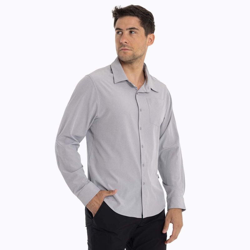 MERRELL - Camisa Hombre Cumberland Gris Claro MERRELL