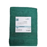 Set Toalla Mano Baño Algodon American Family Verde