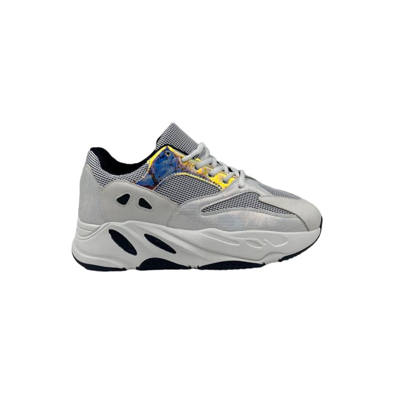 HERIEL - Zapatilla Blanca Plataforma Mujer