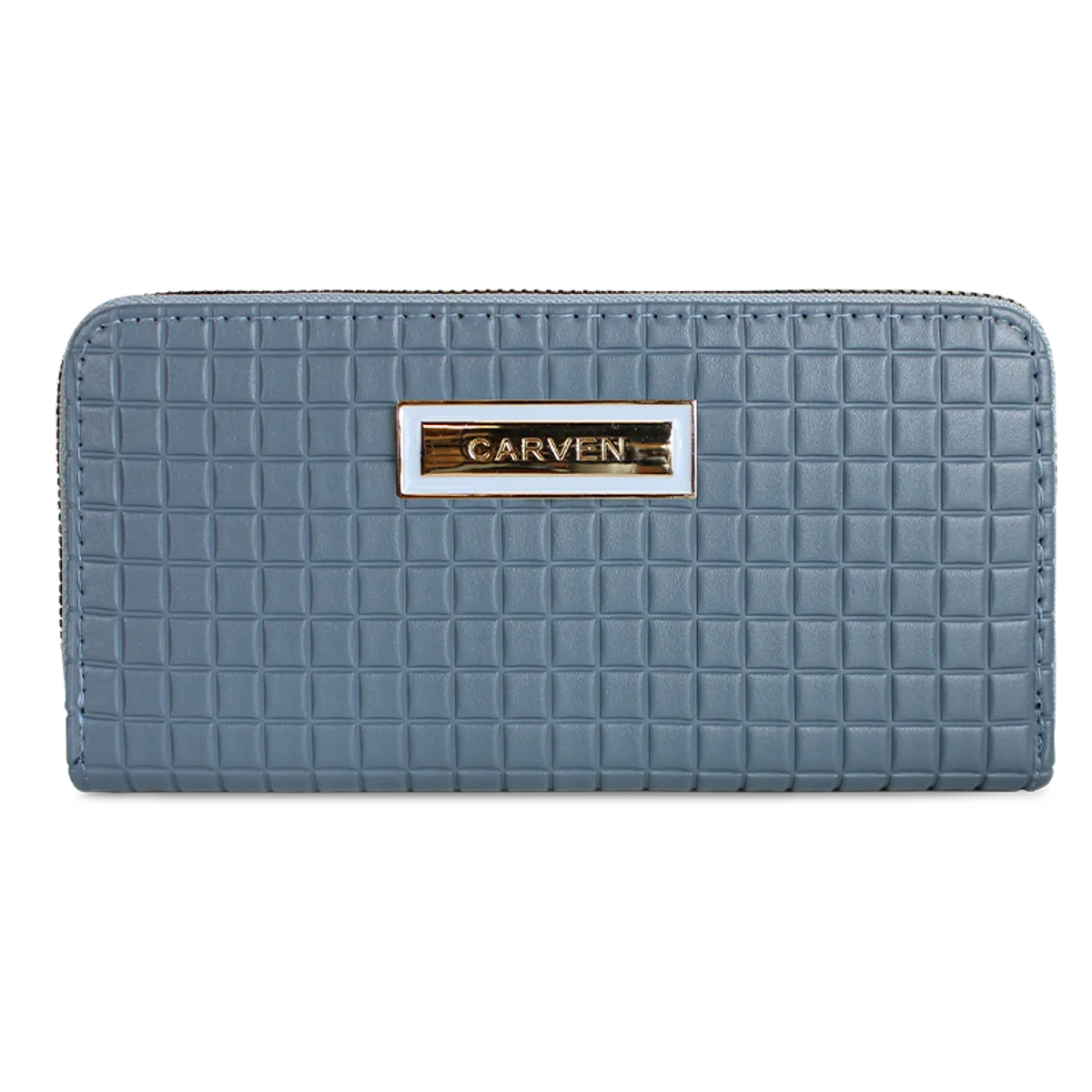 CARVEN - Billetera mujer Nina celeste Carven Paris