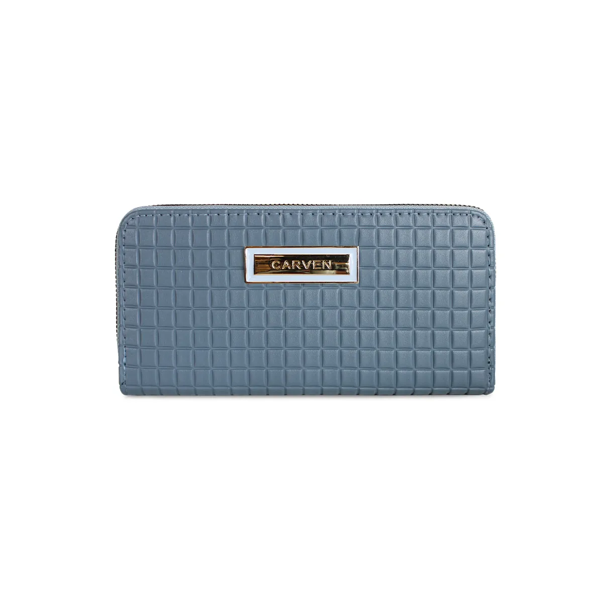 CARVEN - Billetera mujer Nina celeste Carven Paris