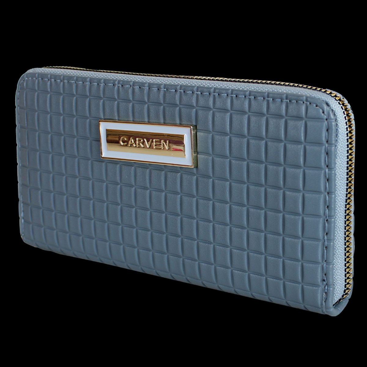 CARVEN - Billetera mujer Nina celeste Carven Paris