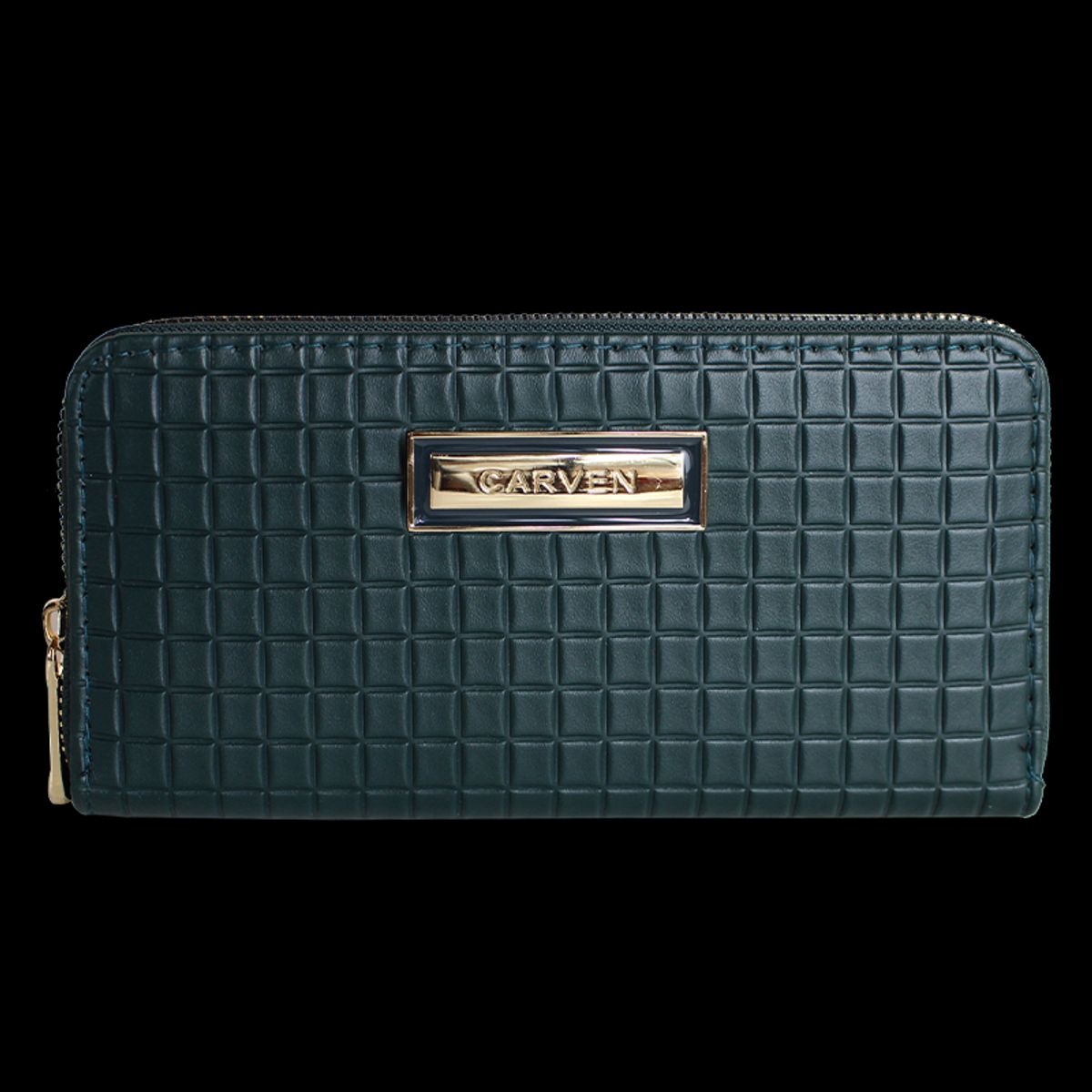 CARVEN - Billetera mujer Nina verde Carven Paris