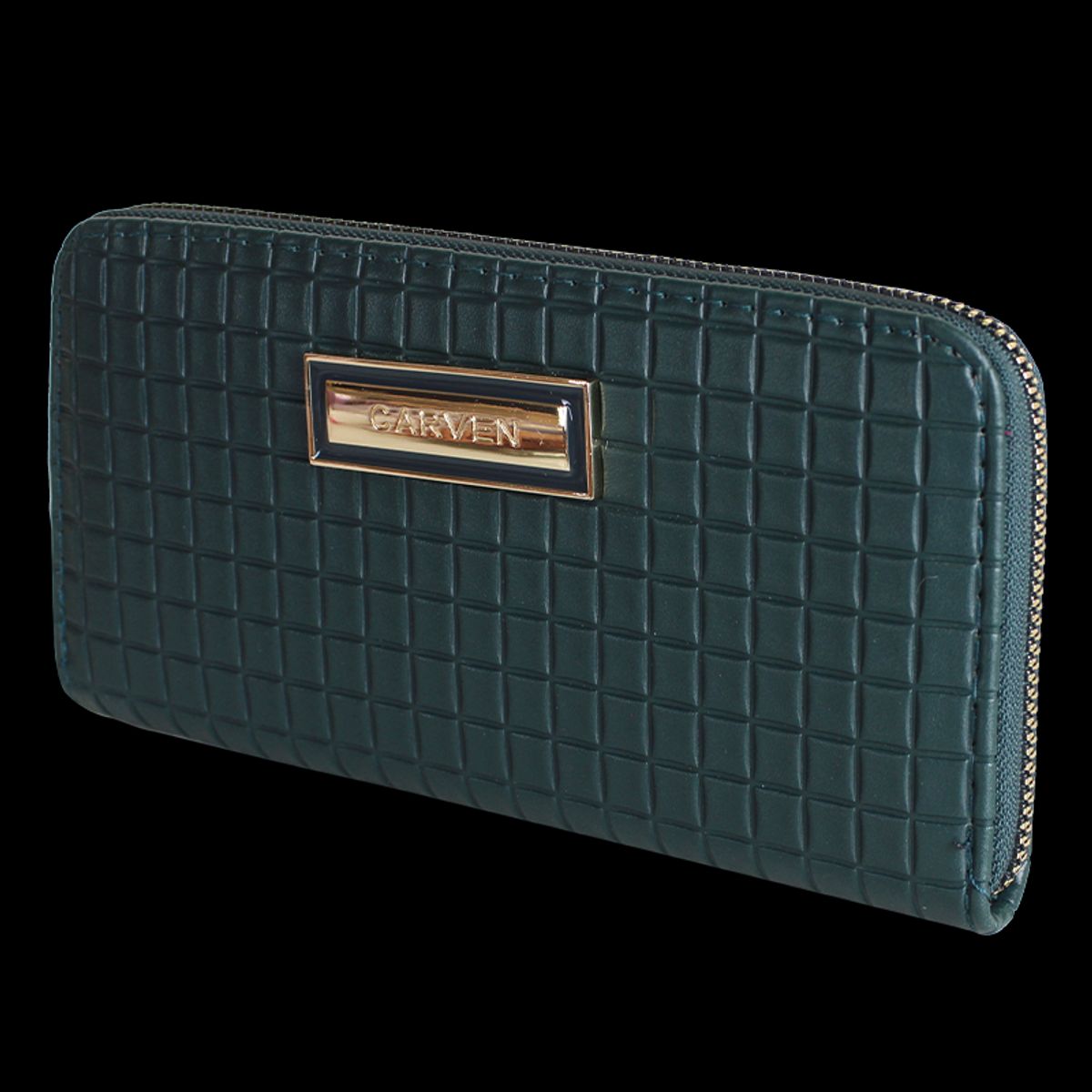 CARVEN - Billetera mujer Nina verde Carven Paris