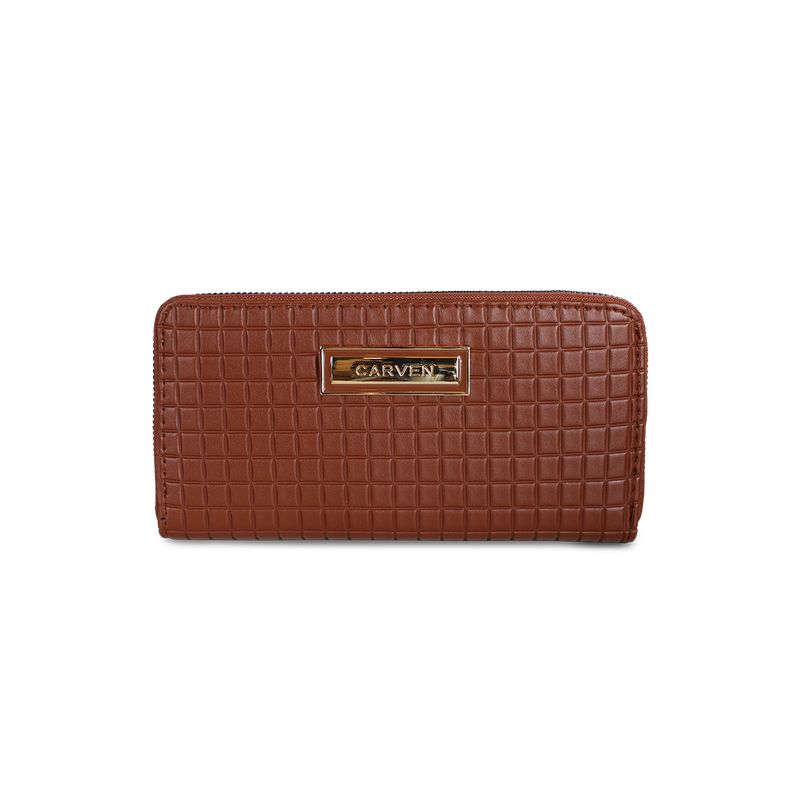 CARVEN - Billetera mujer Nina café Carven Paris
