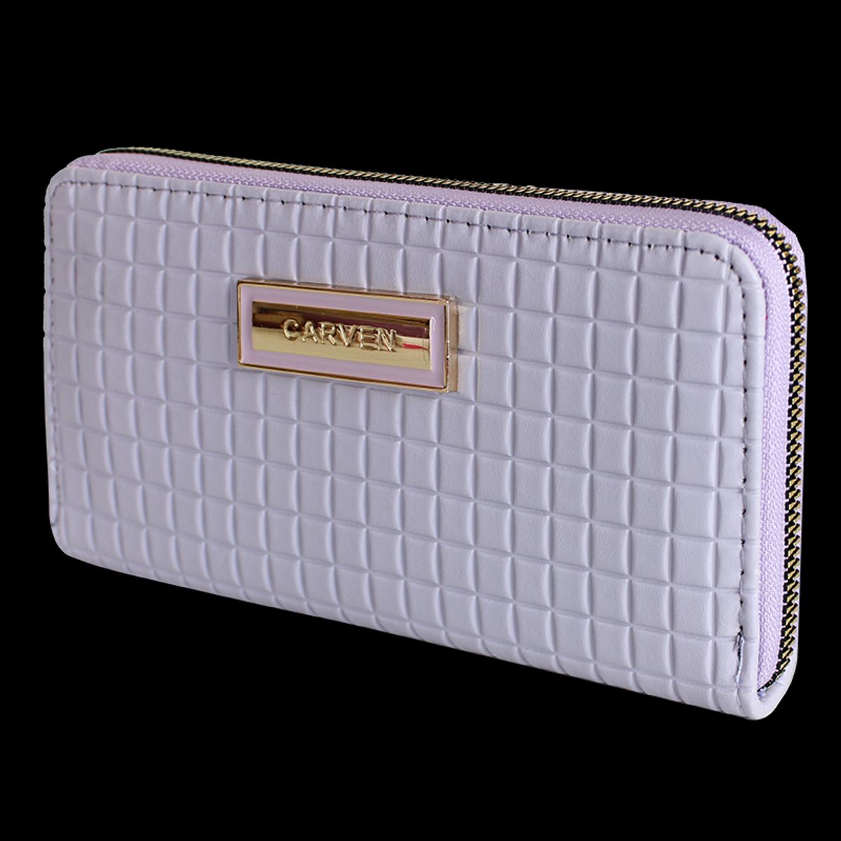 CARVEN - Billetera mujer Nina lila Carven Paris