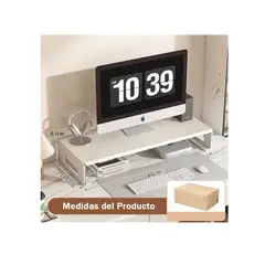 ESHOPANGIE - Base Soporte De Monitor Pc Notebook Organizador Escritorio