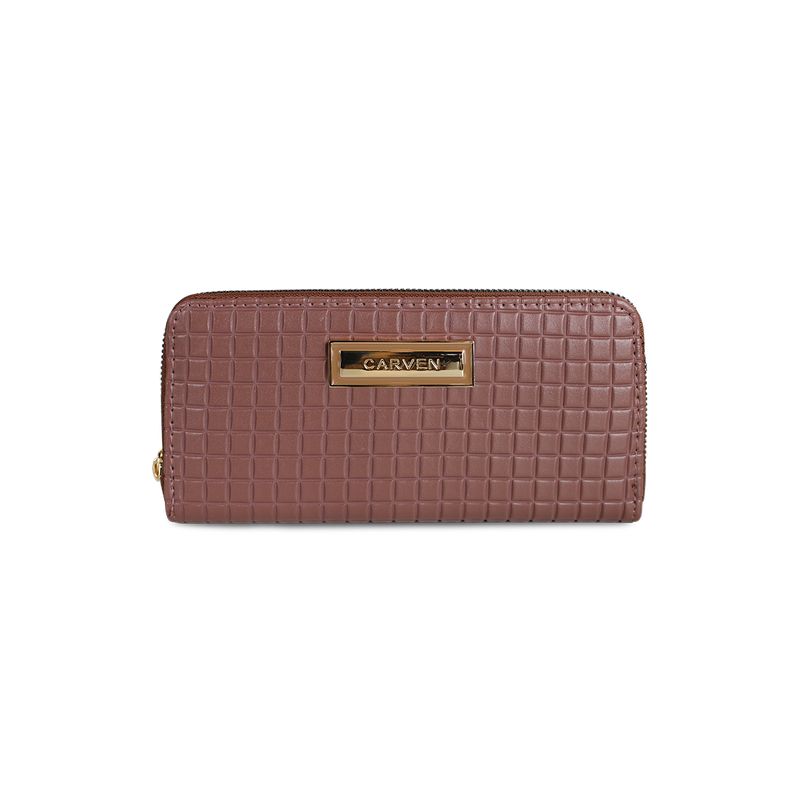CARVEN - Billetera mujer Nina brown Carven Paris