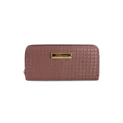CARVEN - Billetera mujer Nina brown Paris