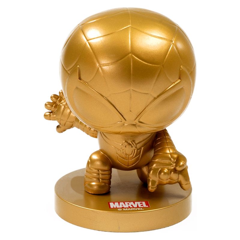 MINISO - Figura De Acción Coleccionable Spiderman Dorado
