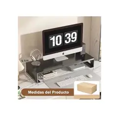 ESHOPANGIE - Base Soporte De Monitor Pc Notebook Organizador Escritorio