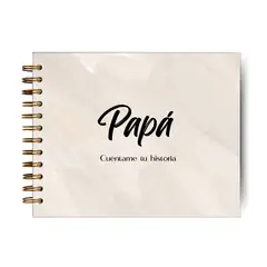 GENERICO - Papá Cuéntame Tu Historia Marrón Acuarela