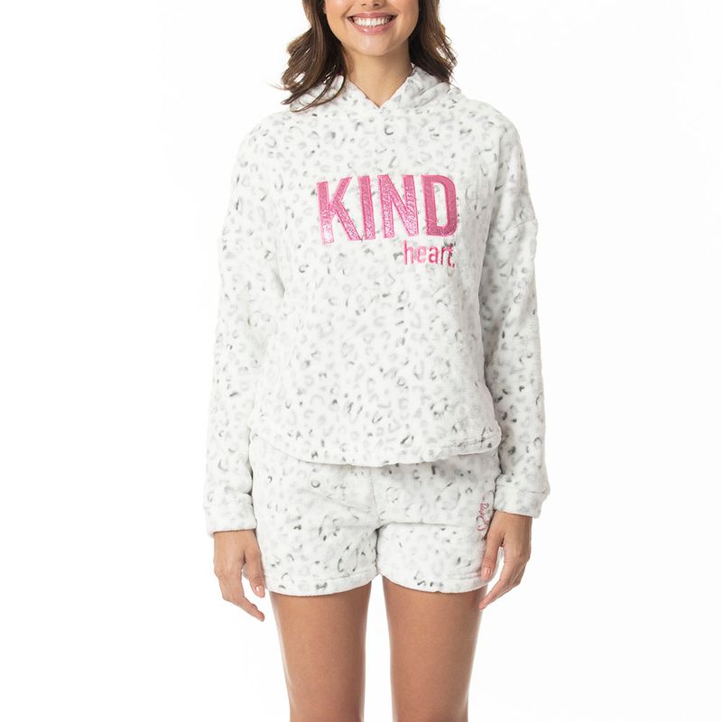 LADY GENNY - Pijama Polar Con Capucha Lady Genny