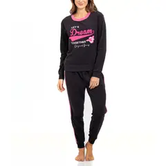 LADY GENNY - Pijama Micropolar Floral Confort