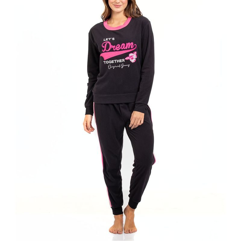LADY GENNY - Pijama Micropolar Floral Confort