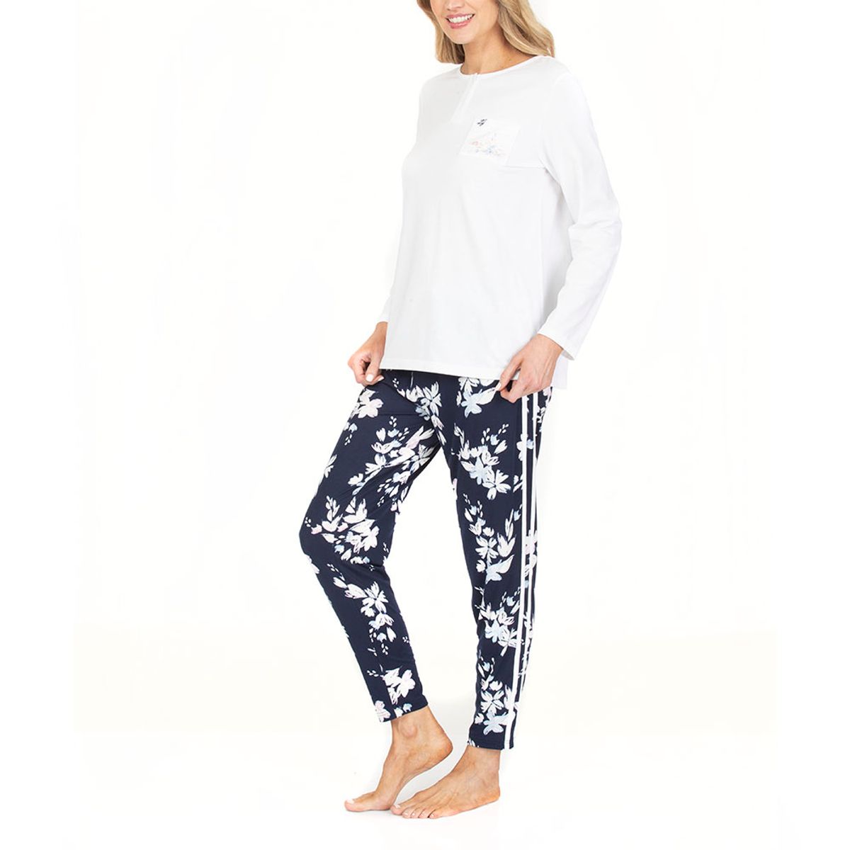 LADY GENNY - Pijama Lady Genny Encaje Y Floral