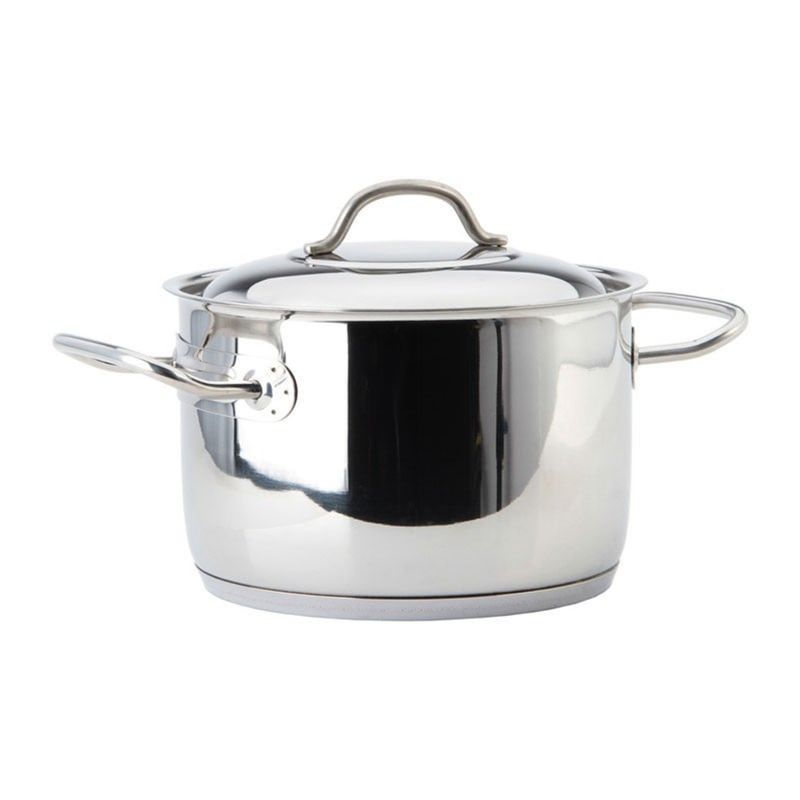 LACOR - Olla con Tapa y Asas 45lt Acero Inoxidable Lacor
