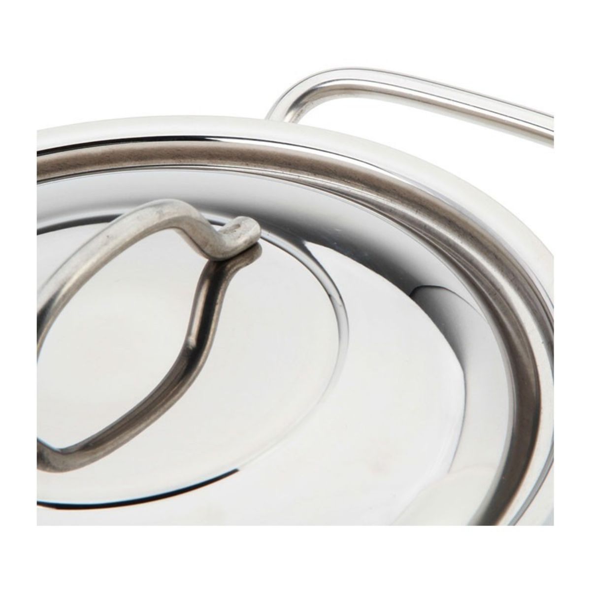 LACOR - Olla con Tapa y Asas 4.5lt Acero Inoxidable Lacor