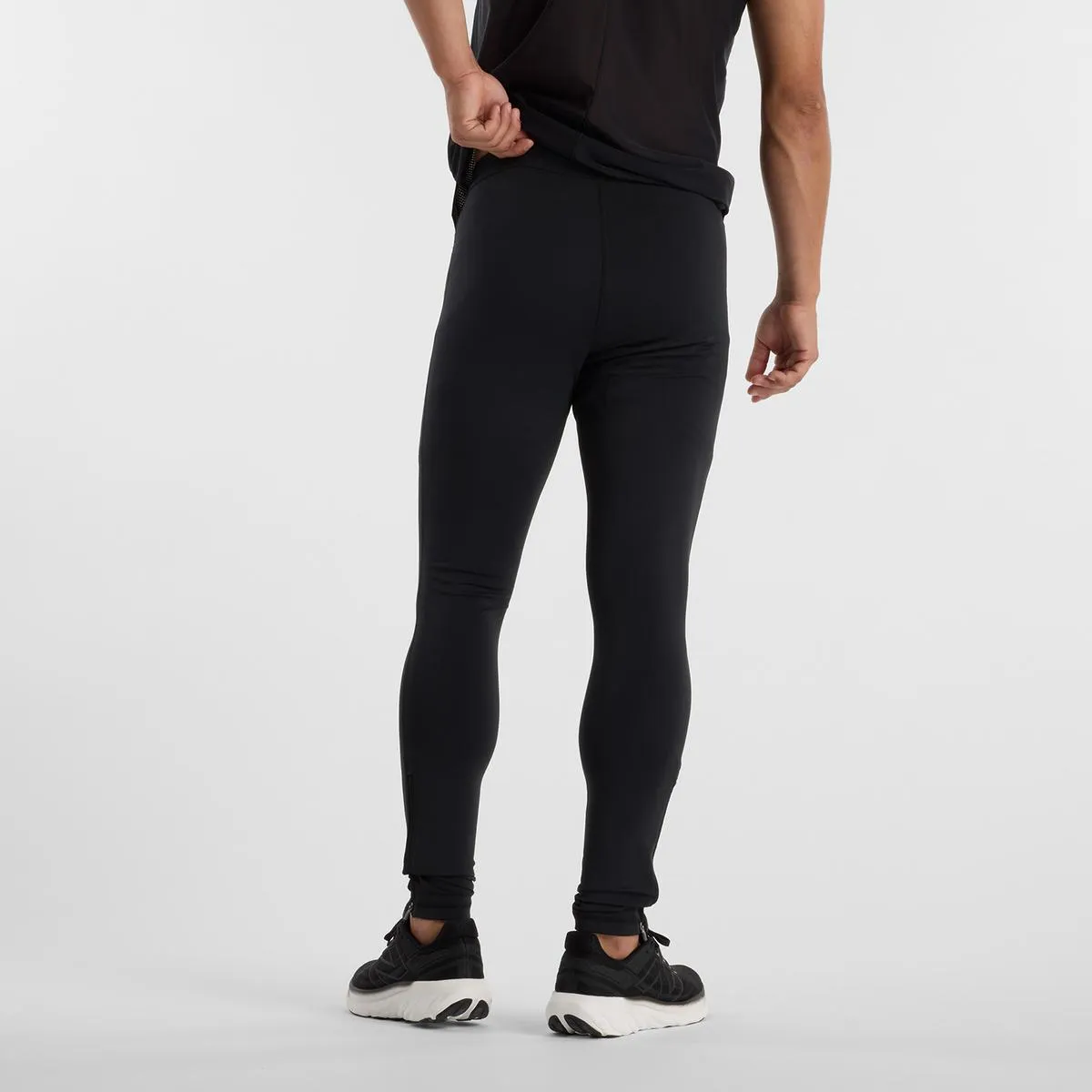 NEW BALANCE - Calzas Largas Running Hombre New Balance Sleek Tight Negra