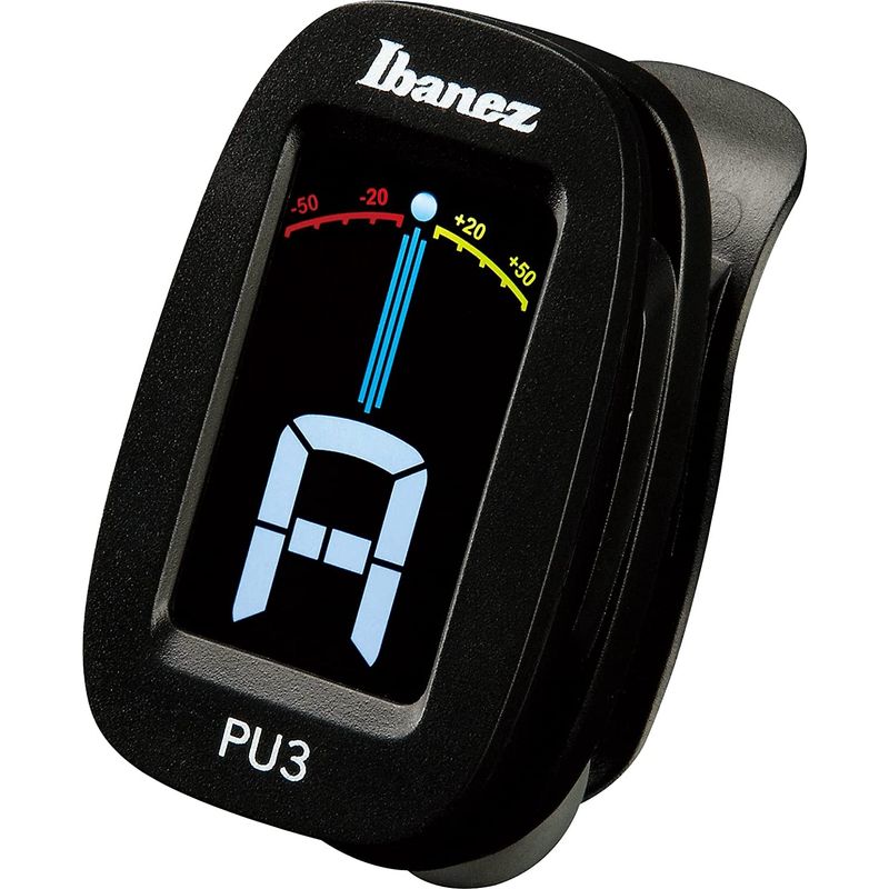 IBANEZ - Afinador Cromático De Pinza Ibanez Pu3 Negro
