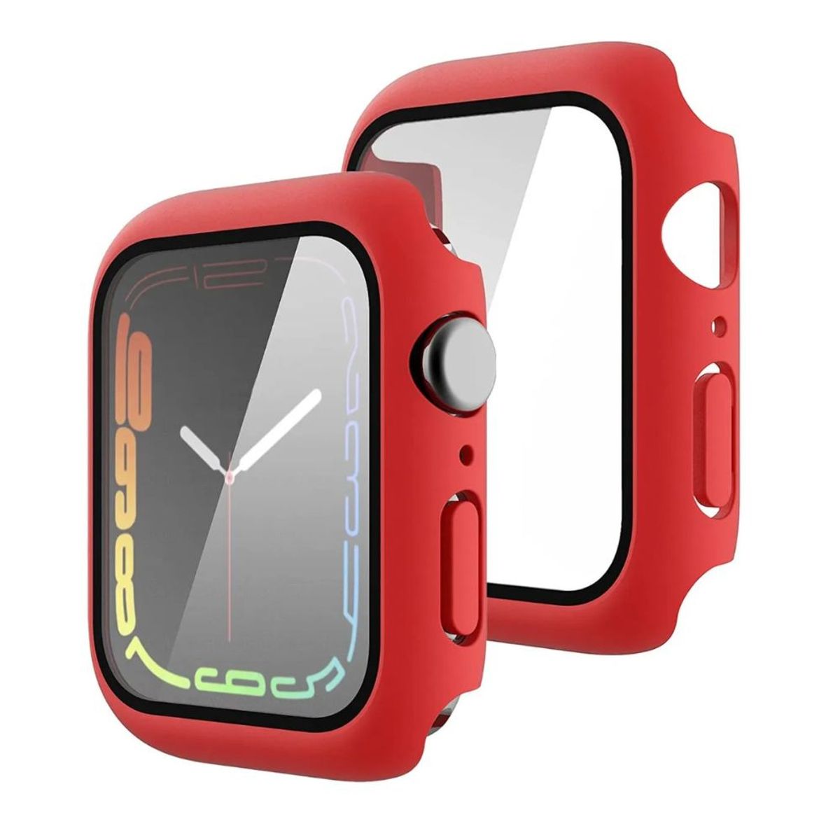 GENERICO - Carcasa Para Apple Watch Serie 7 / 8 / 9 Con Vidrio Templado 45mm