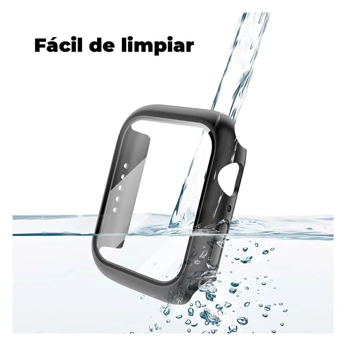 GENERICO - Carcasa Para Apple Watch Serie 7 / 8 / 9 Con Vidrio Templado 45mm