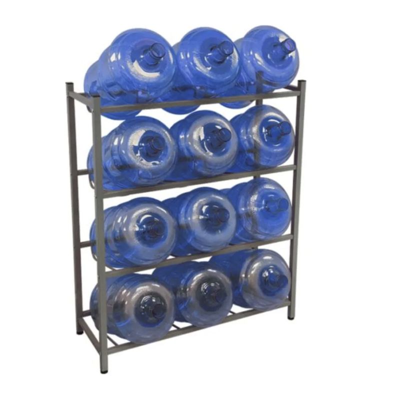 DALI - Rack Estante Organizador De 12 Botellones Bidones Agua