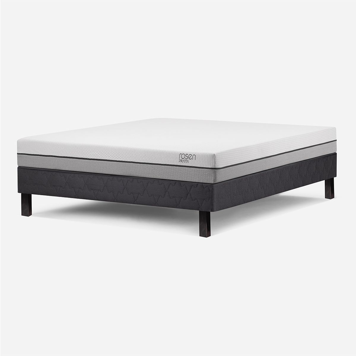 ROSEN - Cama Europea Pratta Base Wave 2 Plazas 150 x 190 cm