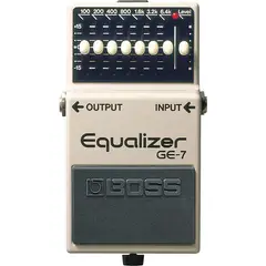 BOSS - Pedal ecualizador para guitarra GE-7 Equalizer