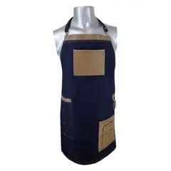 ESTAMPA MANIA - Pechera Delantal Parrillera Ocre