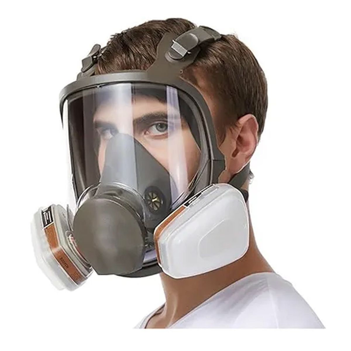 OFERTABKN - Mascara Gas Full Face 6800 + Filtros Respirador + Filtros