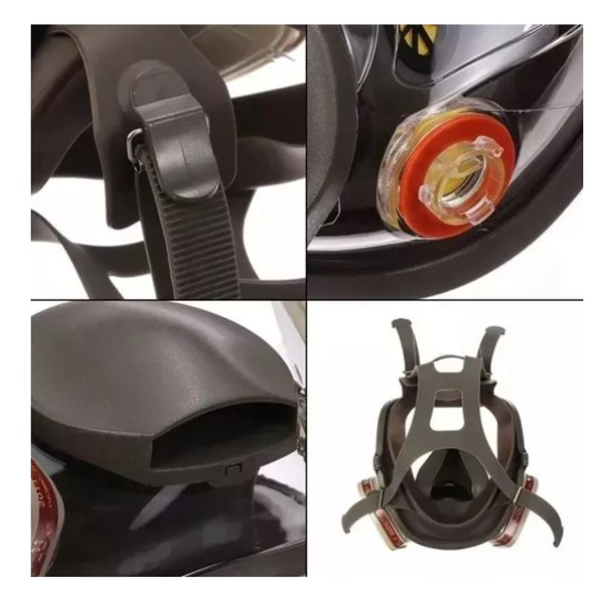 OFERTABKN - Mascara Gas Full Face 6800 + Filtros Respirador + Filtros