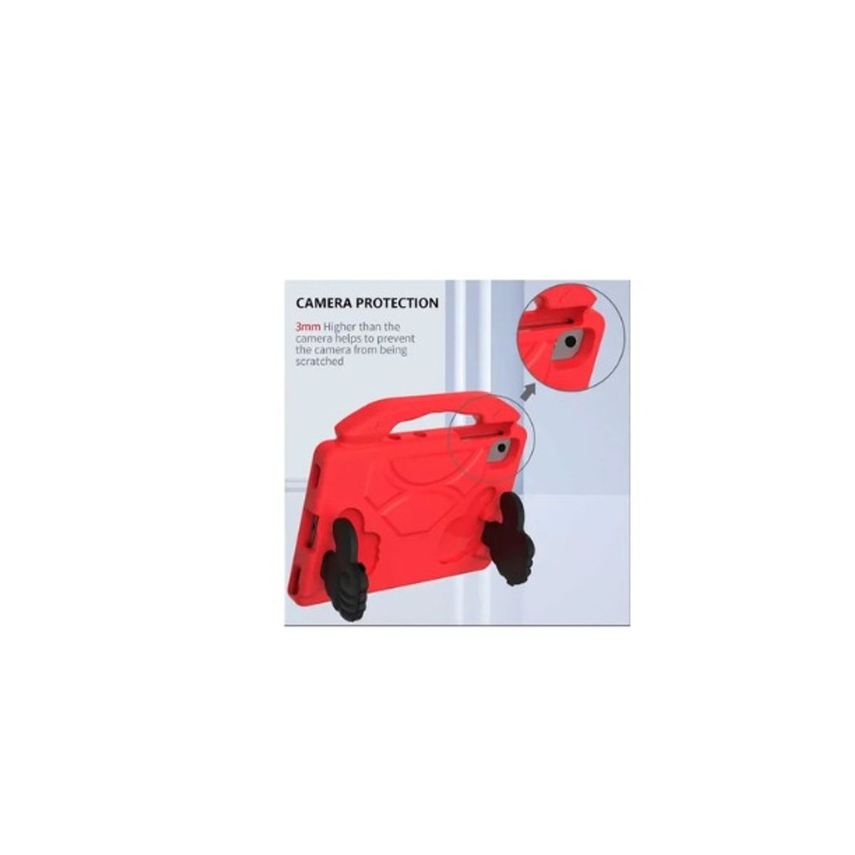 GENERICO - Funda Goma Eva Para Samsung Tab A9 Plus 11 + Lamina de Vidrio