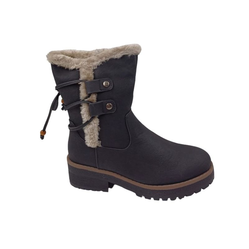HERIEL - Botin Negro Chiporro Mujer