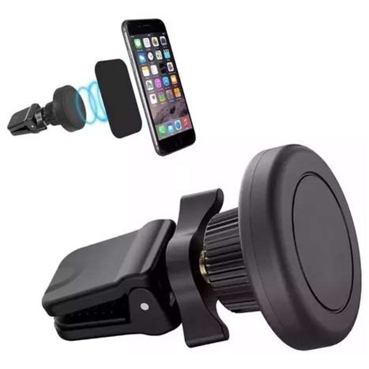 GENERICO - Soporte Celular Magnético 4iman 360° para Auto