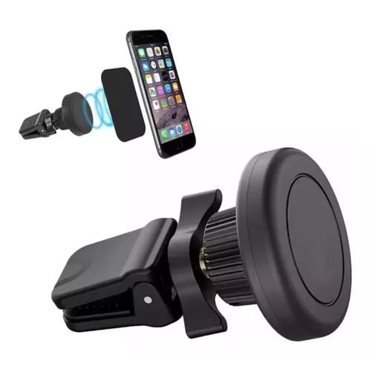 GENERICO - Soporte Celular Magnético 4iman 360° para Auto