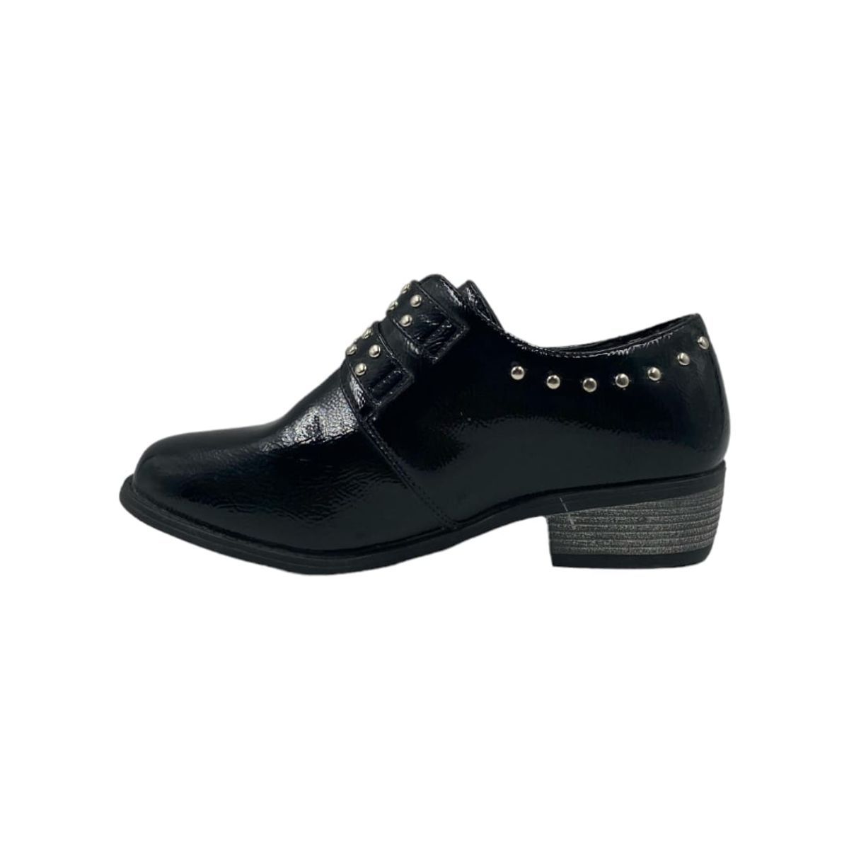 HERIEL - Zapato Negro Charol  Tachas