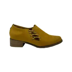 HERIEL - Zapato Amarillo Gamuza Mujer