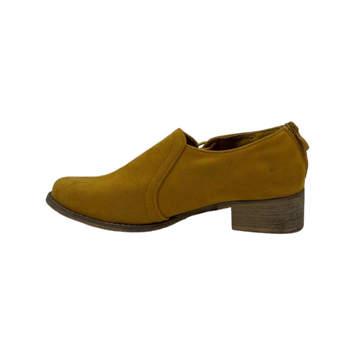 HERIEL - Zapato Amarillo Gamuza Mujer