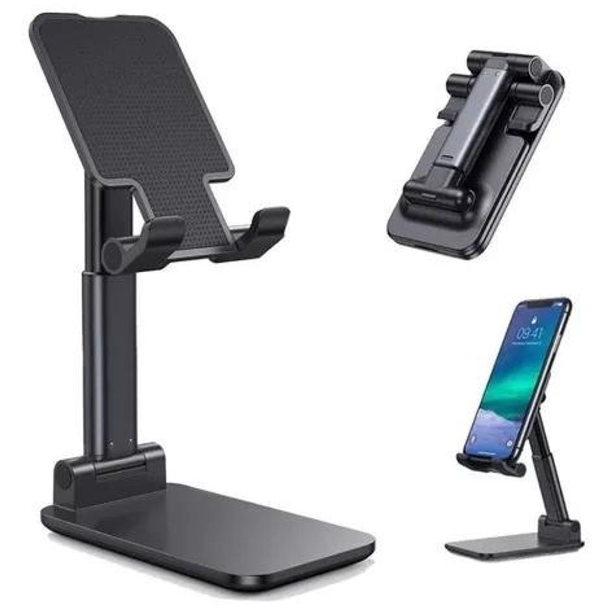 GENERICO - Soporte celular pedestal metalico