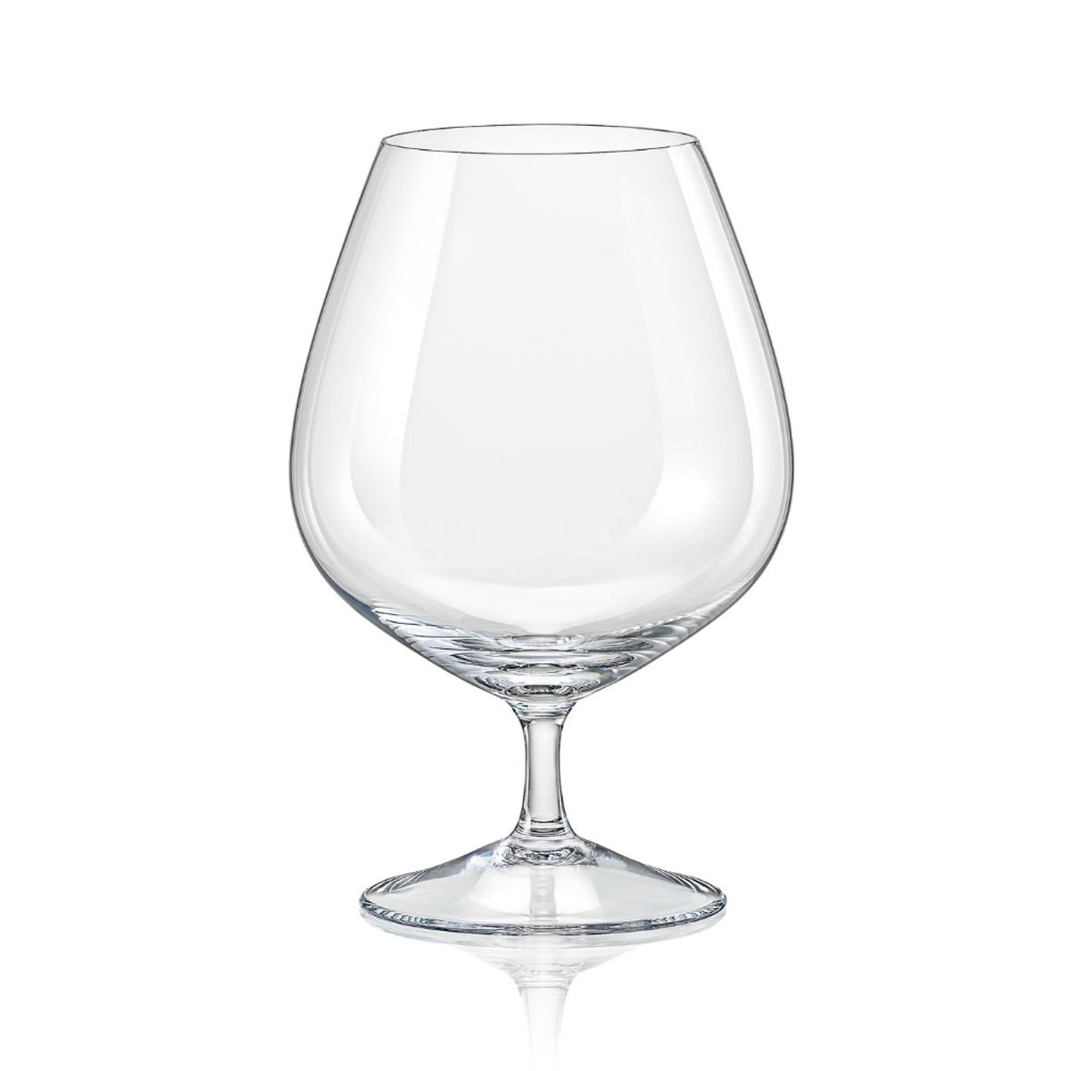 BOHEMIA CRYSTAL - SET DE 6 COPAS CRYSTALEX COGÑAC VIOLA