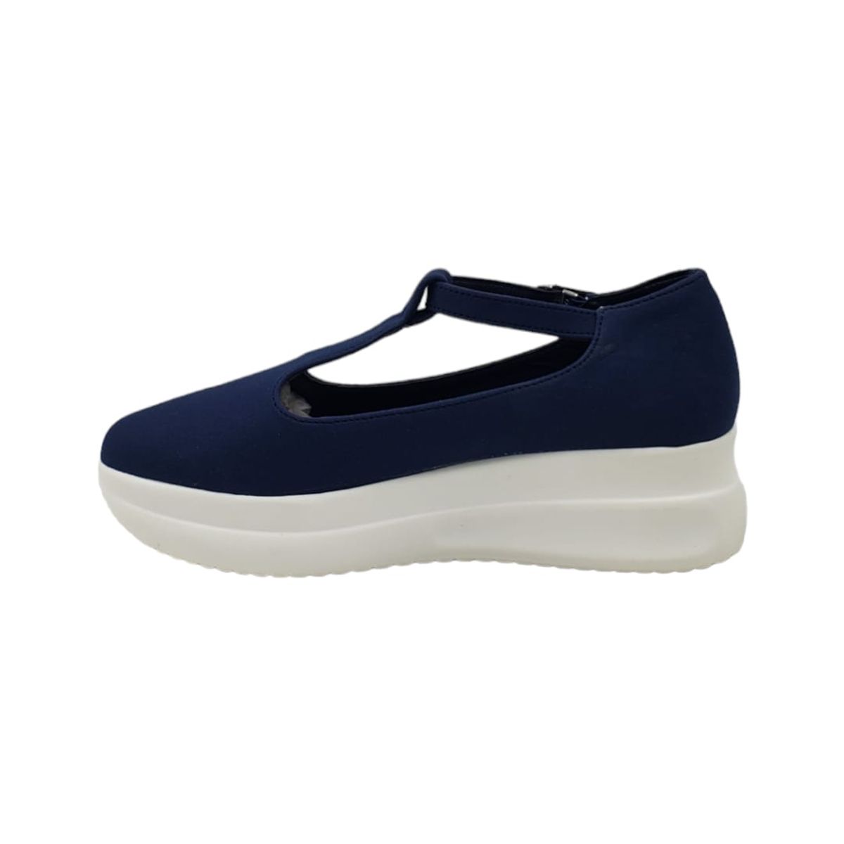 HERIEL - Zapato Azul Plataforma Mujer