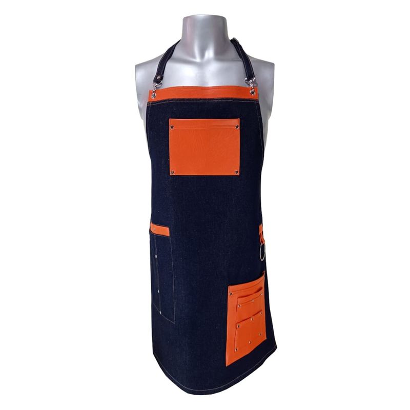 ESTAMPA MANIA - Pechera Delantal Naranja