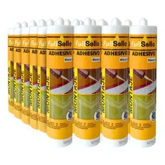 FULLSELLO - 24X ADHESIVO MONTAJE FULLTEC/FULLSELLO 300 ML BLANCO