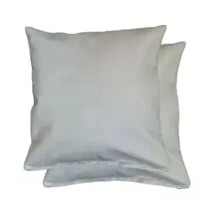 GENERICO - Pack x 2 OLIMPIA Funda de Cojín 45x45cm - Felpa Beige