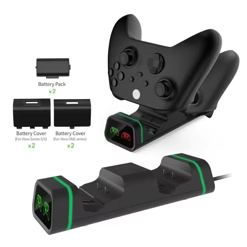DOBE - Base de carga Dual de 800mAh para Xbox series x s  ones batería